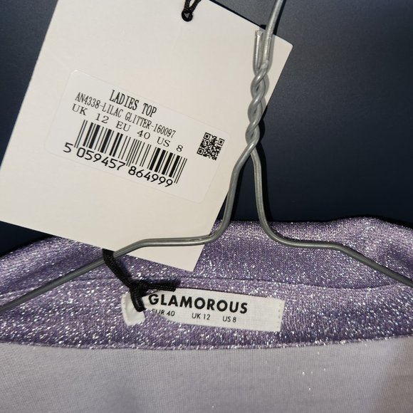 Lilac Glitter Blouse - Picture 2 of 4